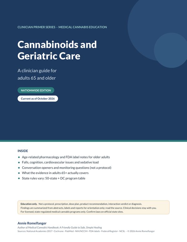 Cover of Cannabinoids & Geriatric Care